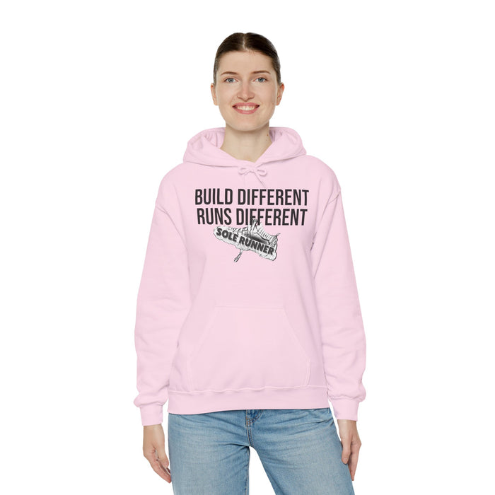 Built Different. Runs Different: Unisex Heavy Blend™ Hooded Sweatshirt