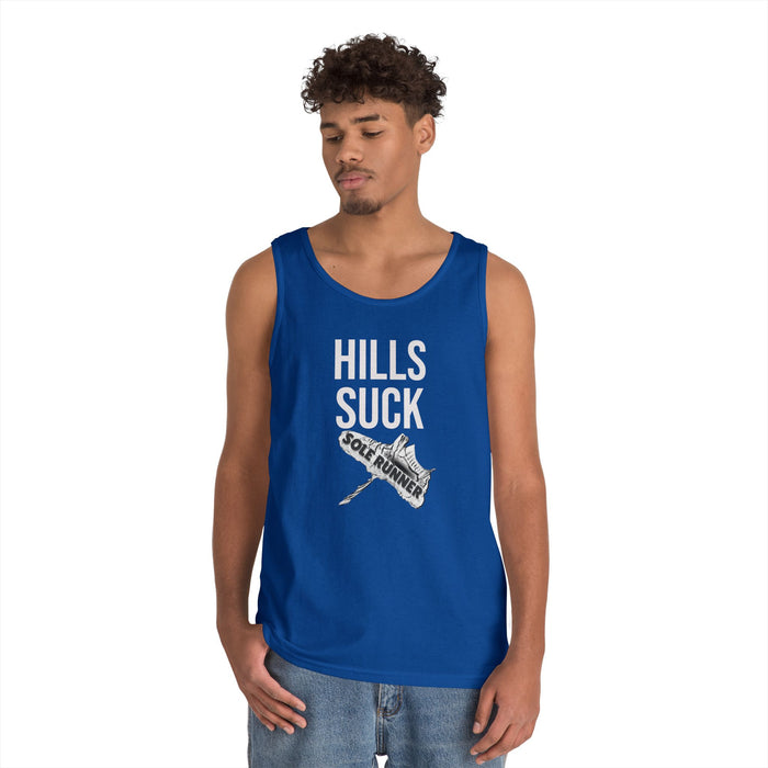 Hills Suck: Unisex Heavy Cotton Tank Top