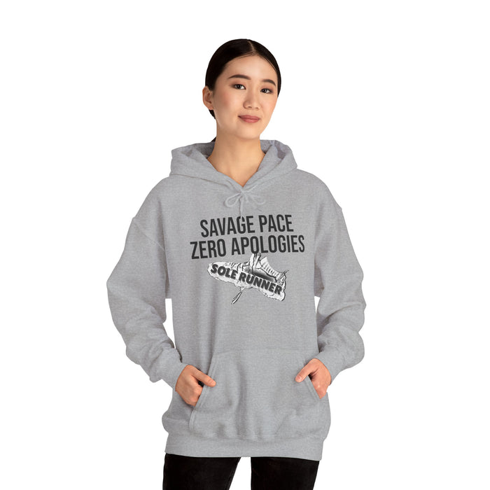 Savage Pace Zero Apologies: Unisex Heavy Blend™ Hooded Sweatshirt
