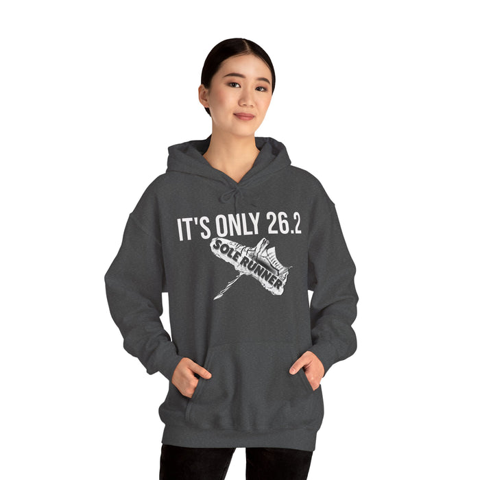 It's Only 26.2: Unisex Heavy Blend™ Hooded Sweatshirt
