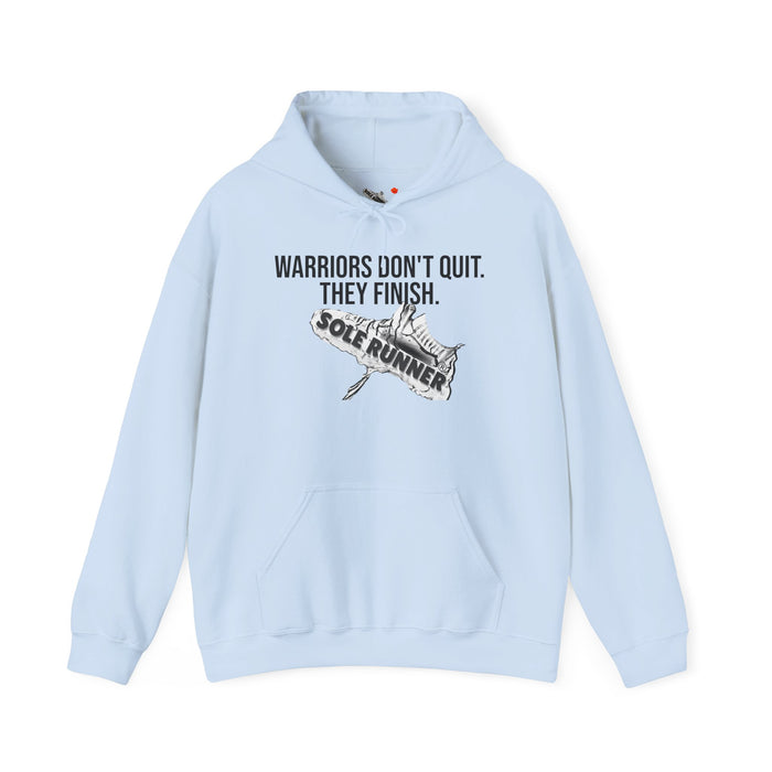 Warriors Don't Quit. They Finish.: Unisex Heavy Blend™ Hooded Sweatshirt