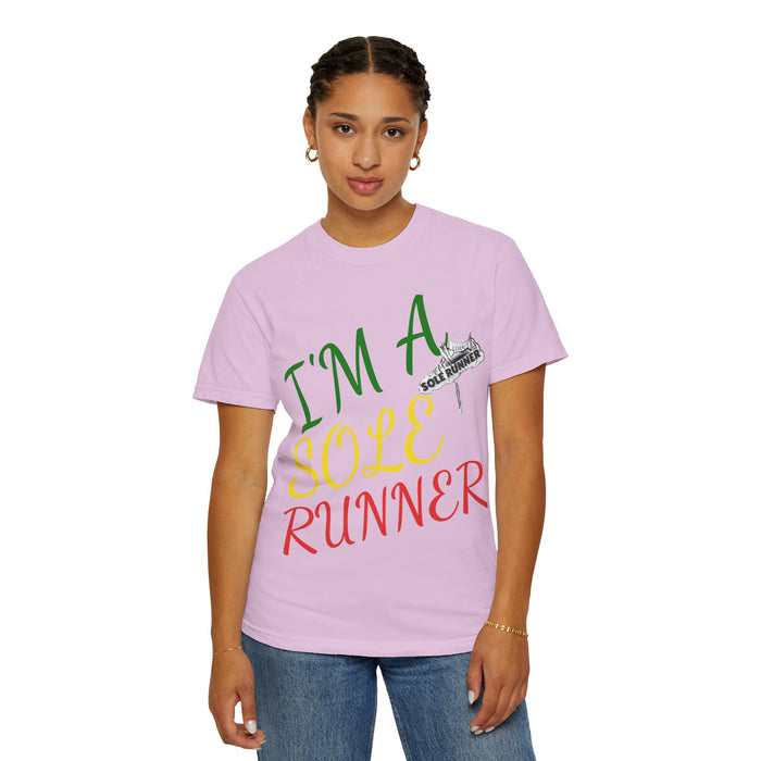 I'm Sole Runner®-Rasta Colors: Unisex Garment-Dyed T-shirt