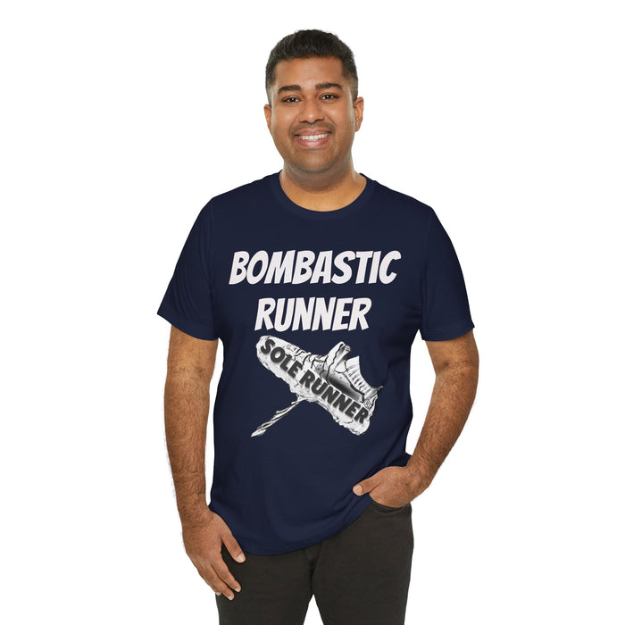 Bombastic Runner: Unisex Jersey Short Sleeve Tee