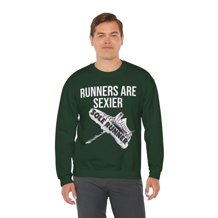 Runners Are Sexier: Unisex Heavy Blend™ Crewneck Sweatshirt