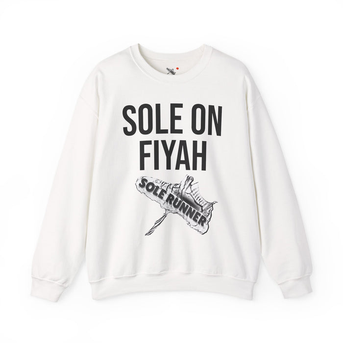 Sole On Fiyah: Unisex Heavy Blend™ Crewneck Sweatshirt