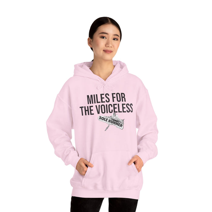 Miles For The Voiceless: Unisex Heavy Blend™ Hooded Sweatshirt