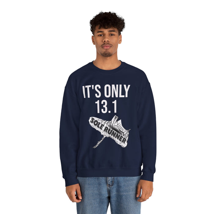 It's Only 13.1: Unisex Heavy Blend™ Crewneck Sweatshirt