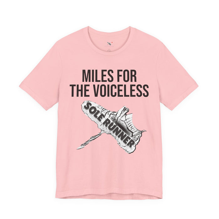 Miles For The Voiceless: Unisex Jersey Short Sleeve Tee