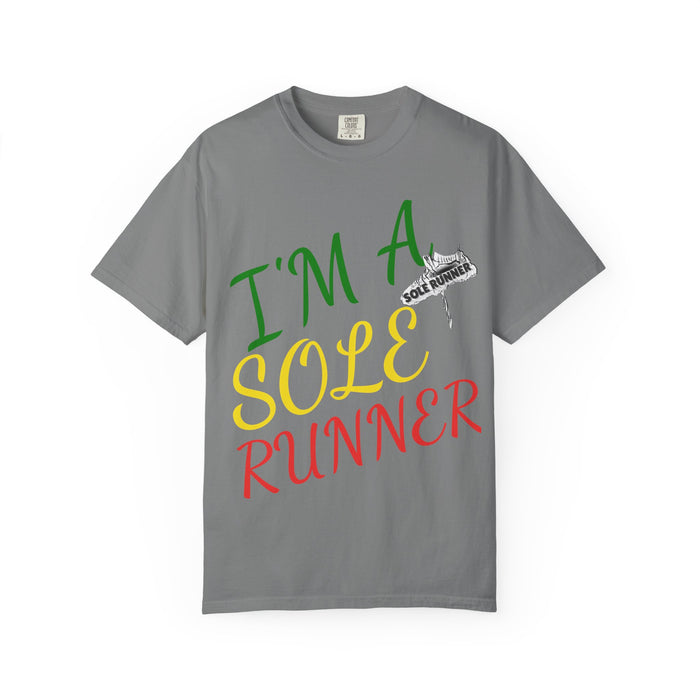 I'm Sole Runner®-Rasta Colors: Unisex Garment-Dyed T-shirt
