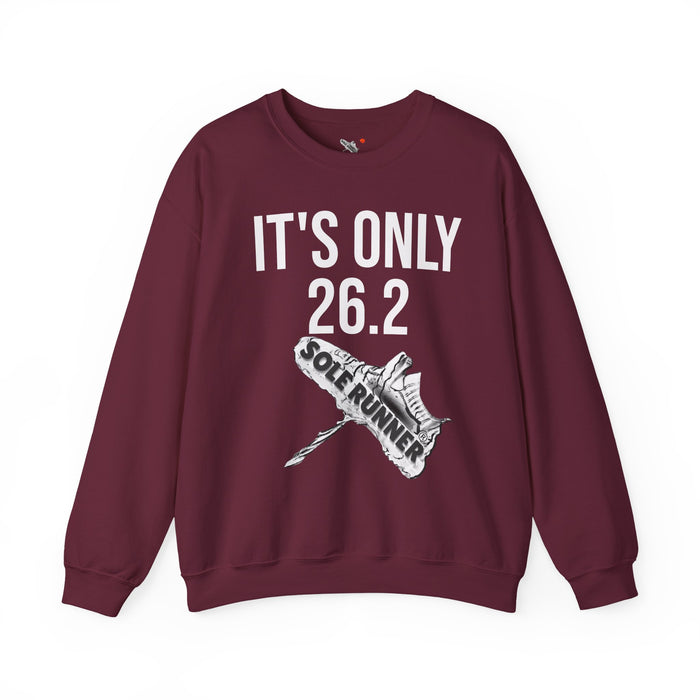 It's Only 26.2: Unisex Heavy Blend™ Crewneck Sweatshirt