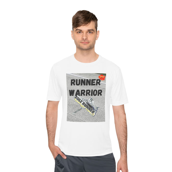Runner Warrior-Whimsical Moisture Wicking Unisex T-Shirt For Runners