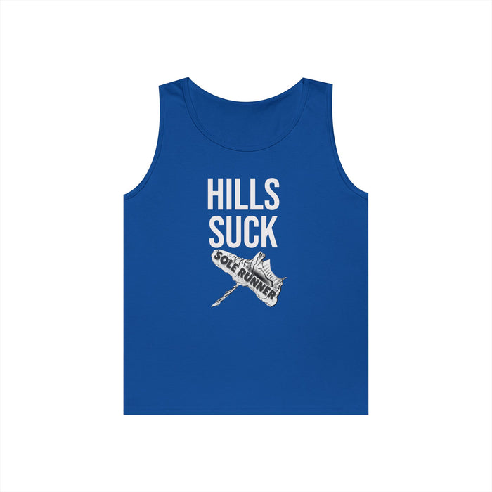 Hills Suck: Unisex Heavy Cotton Tank Top