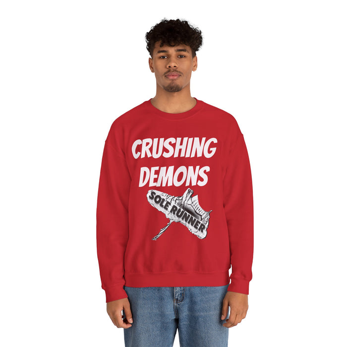 Crushing Demons: Unisex Heavy Blend™ Crewneck Sweatshirt