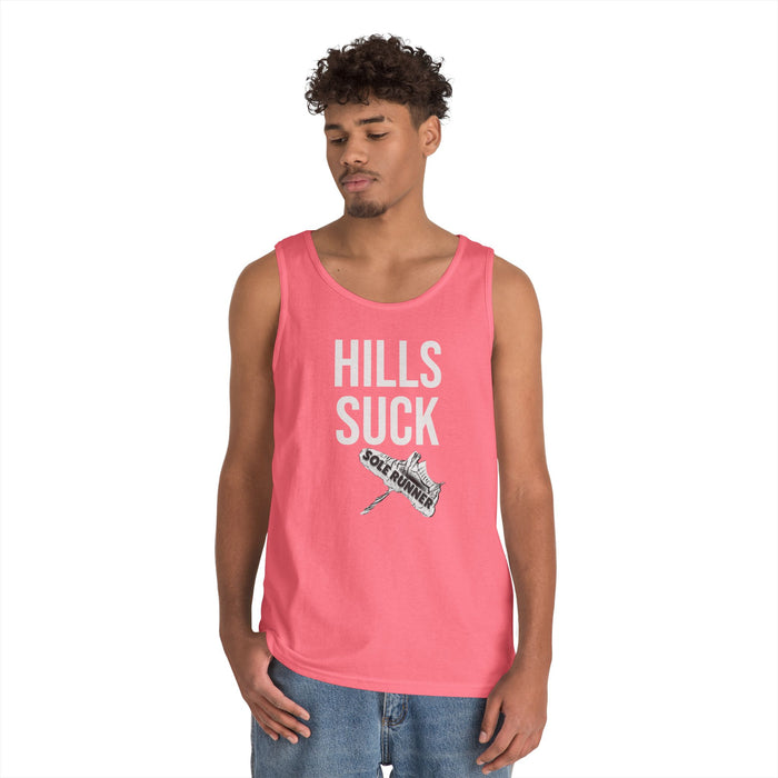 Hills Suck: Unisex Heavy Cotton Tank Top
