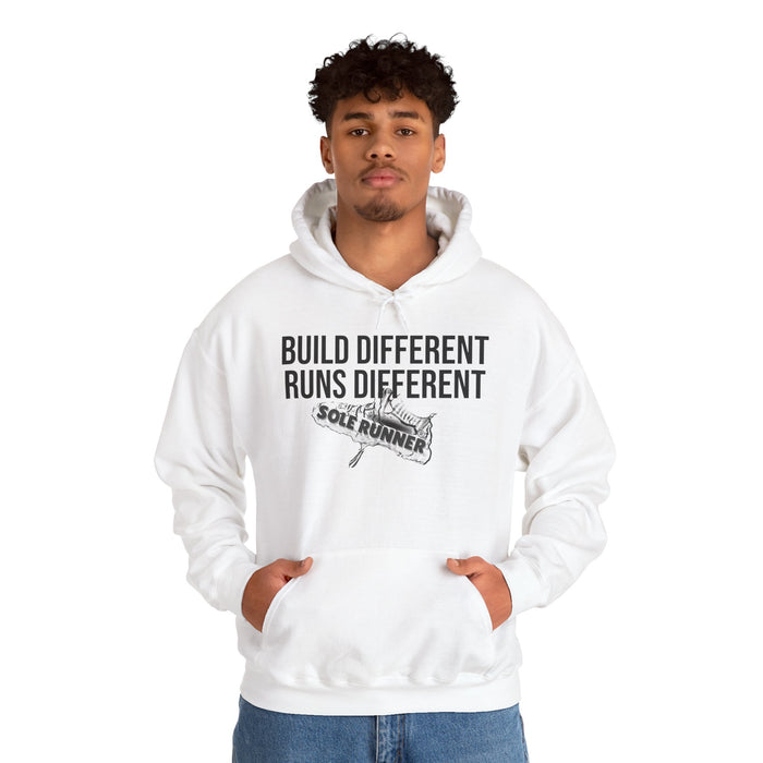 Built Different. Runs Different: Unisex Heavy Blend™ Hooded Sweatshirt