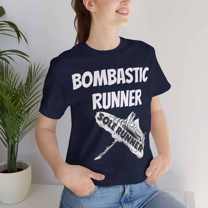 Bombastic Runner: Unisex Jersey Short Sleeve Tee