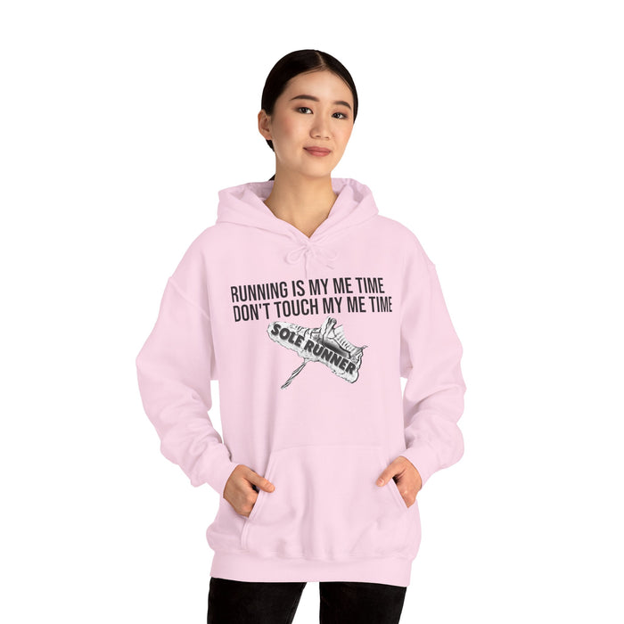 Running Is My Me Time. Don't Touch My Me Time: Unisex Heavy Blend™ Hooded Sweatshirt