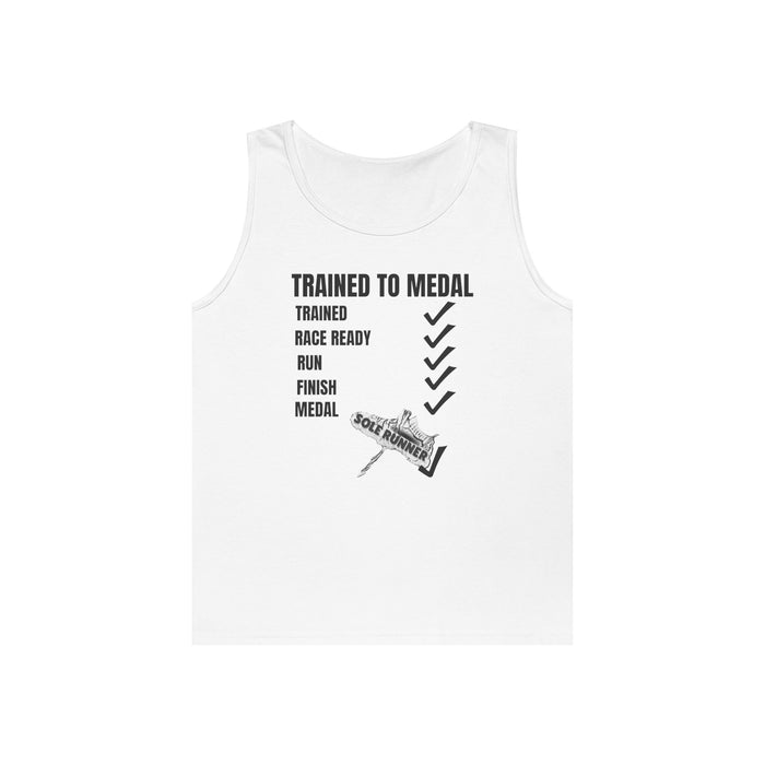 Trained To Medal: Unisex Heavy Cotton Tank Top