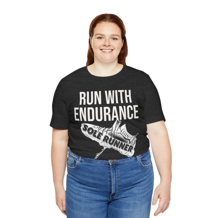 Run With Endurance: Unisex Jersey Short Sleeve Tee