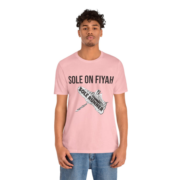 Sole On Fiyah: Unisex Jersey Short Sleeve Tee