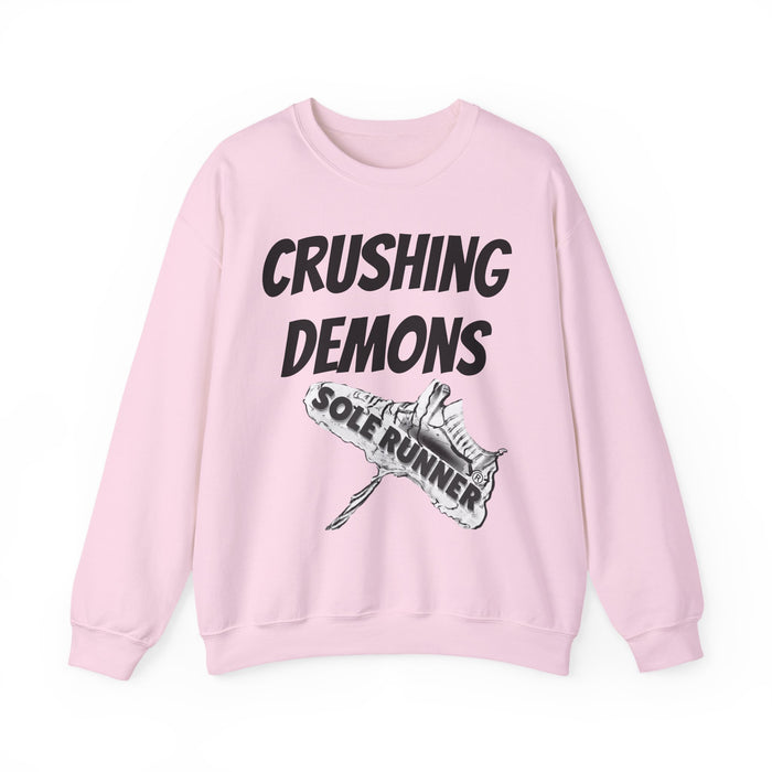 Crushing Demons: Unisex Heavy Blend™ Crewneck Sweatshirt