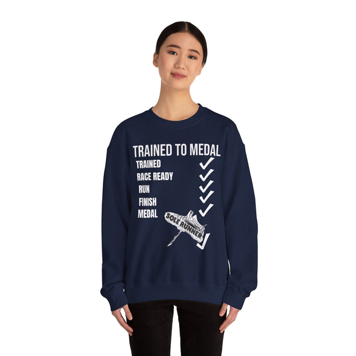 Trained To Medal: Unisex Heavy Blend™ Crewneck Sweatshirt