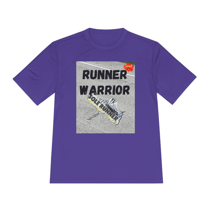 Runner Warrior-Whimsical Moisture Wicking Unisex T-Shirt For Runners