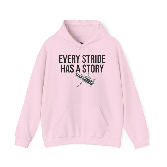 Every Stride Has A Story: Unisex Heavy Blend™ Hooded Sweatshirt