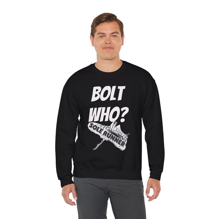 Bolt Who?: Unisex Heavy Blend™ Crewneck Sweatshirt