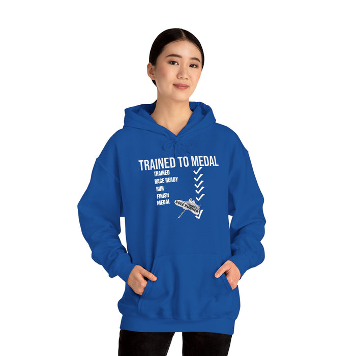 Trained To Medal: Unisex Heavy Blend™ Hooded Sweatshirt