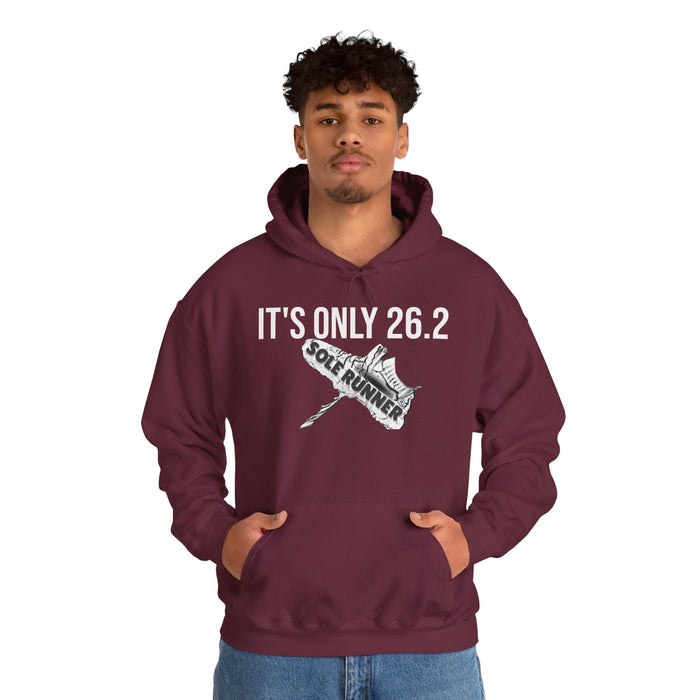 It's Only 26.2: Unisex Heavy Blend™ Hooded Sweatshirt