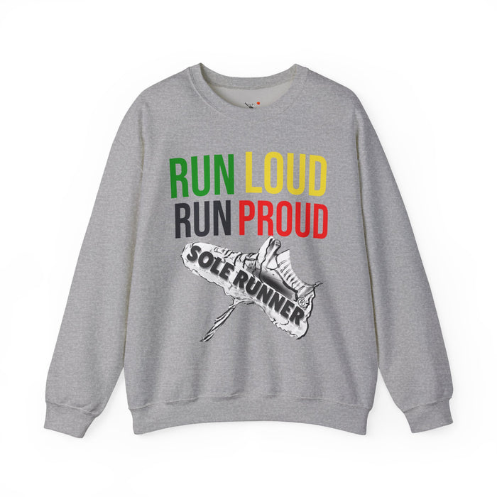 Run Loud Run Proud: Unisex Heavy Blend™ Crewneck Sweatshirt