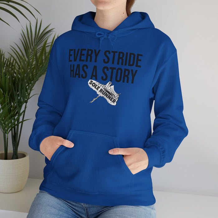 Every Stride Has A Story: Unisex Heavy Blend™ Hooded Sweatshirt
