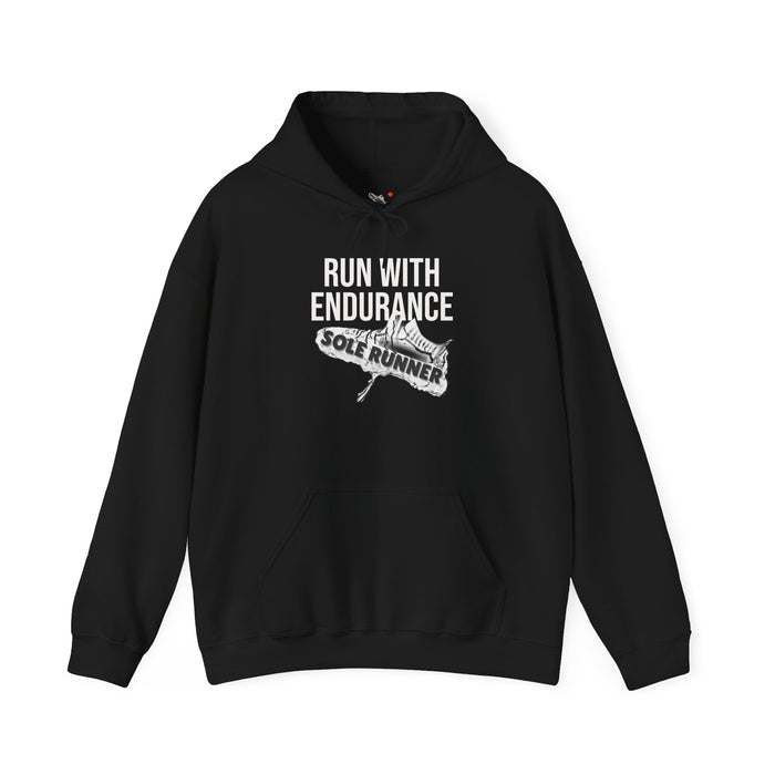 Run With Endurance: Unisex Heavy Blend™ Hooded Sweatshirt