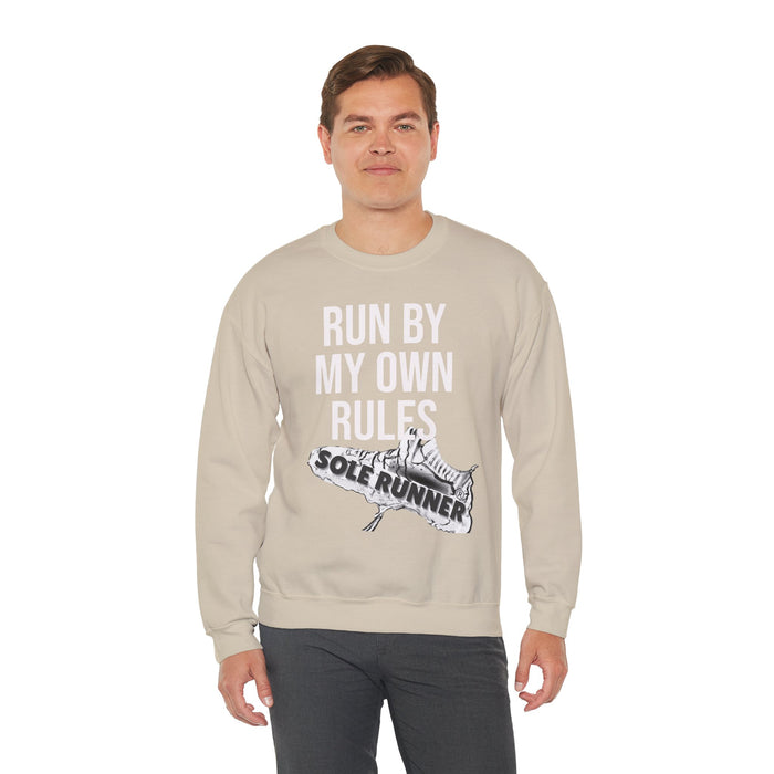 Run By My Own Rules: Unisex Heavy Blend™ Crewneck Sweatshirt