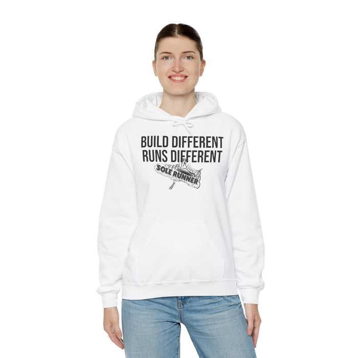 Built Different. Runs Different: Unisex Heavy Blend™ Hooded Sweatshirt
