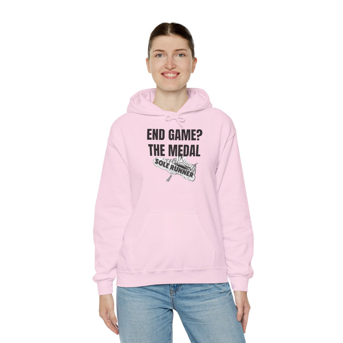 End Game? The Medal: Unisex Heavy Blend™ Hooded Sweatshirt