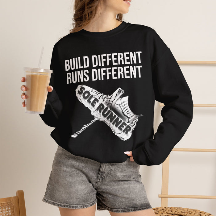 Built Different. Runs Different: Unisex Heavy Blend™ Crewneck Sweatshirt