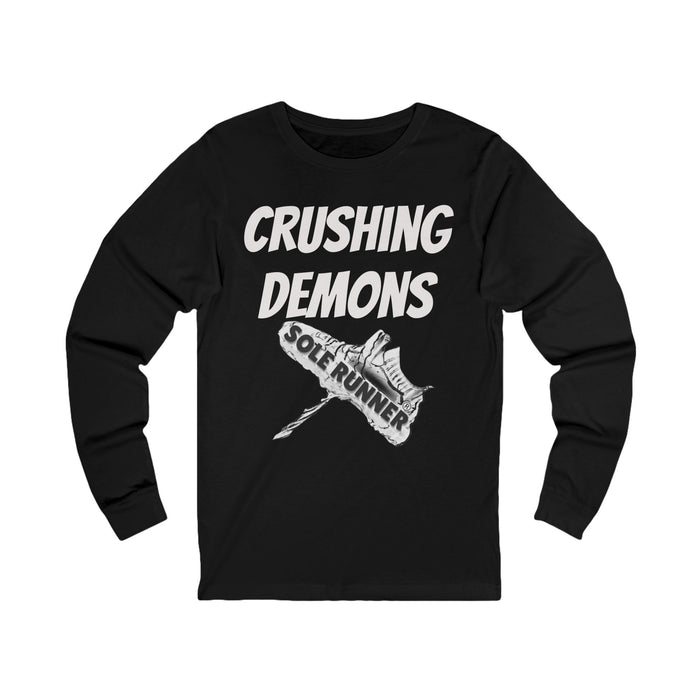 Crushing Demons: Unisex Jersey Long Sleeve Tee