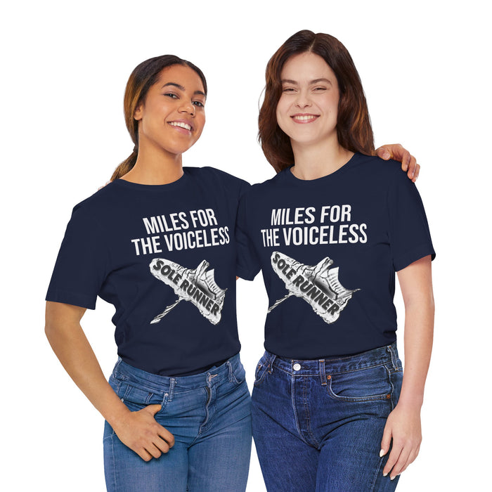 Miles For The Voiceless: Unisex Jersey Short Sleeve Tee
