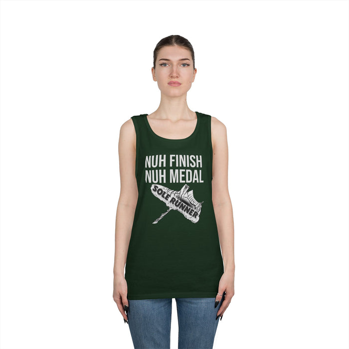 Nuh Finish Nuh Medal: Unisex Heavy Cotton Tank Top