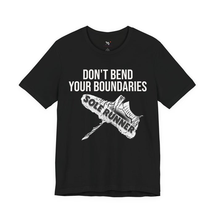 Don't Bend Your Boundaries: Unisex Jersey Short Sleeve Tee