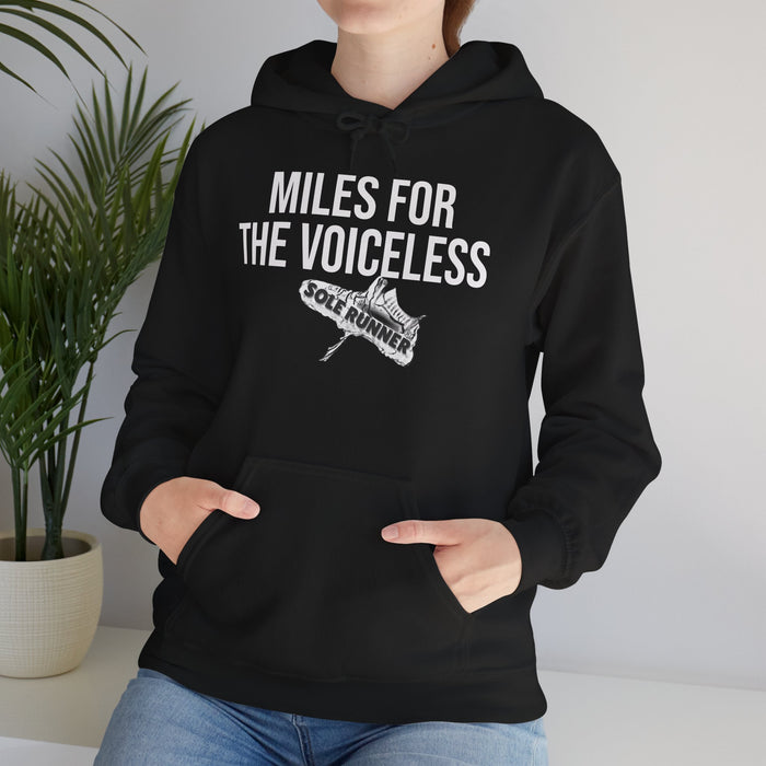 Miles For The Voiceless: Unisex Heavy Blend™ Hooded Sweatshirt