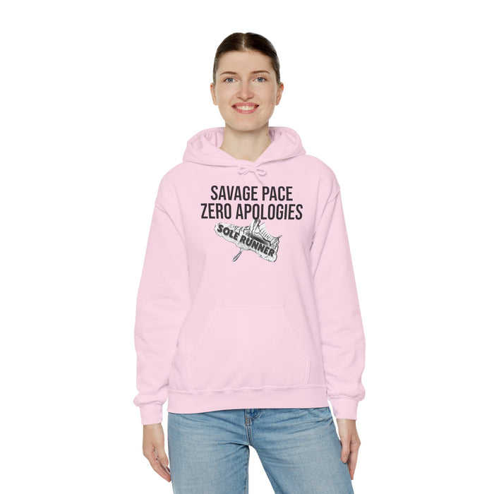 Savage Pace Zero Apologies: Unisex Heavy Blend™ Hooded Sweatshirt