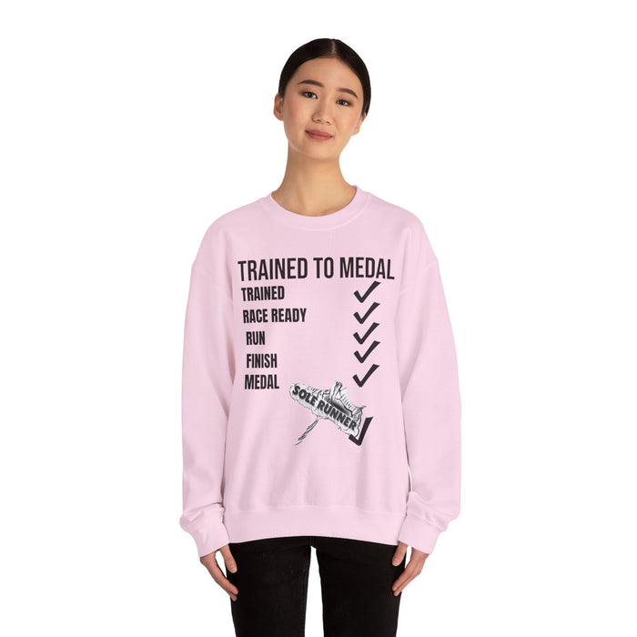 Trained To Medal: Unisex Heavy Blend™ Crewneck Sweatshirt