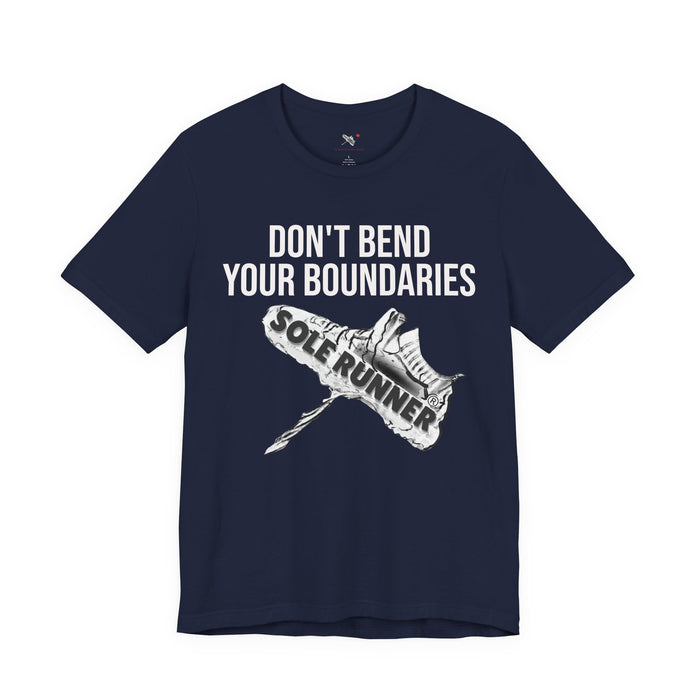 Don't Bend Your Boundaries: Unisex Jersey Short Sleeve Tee