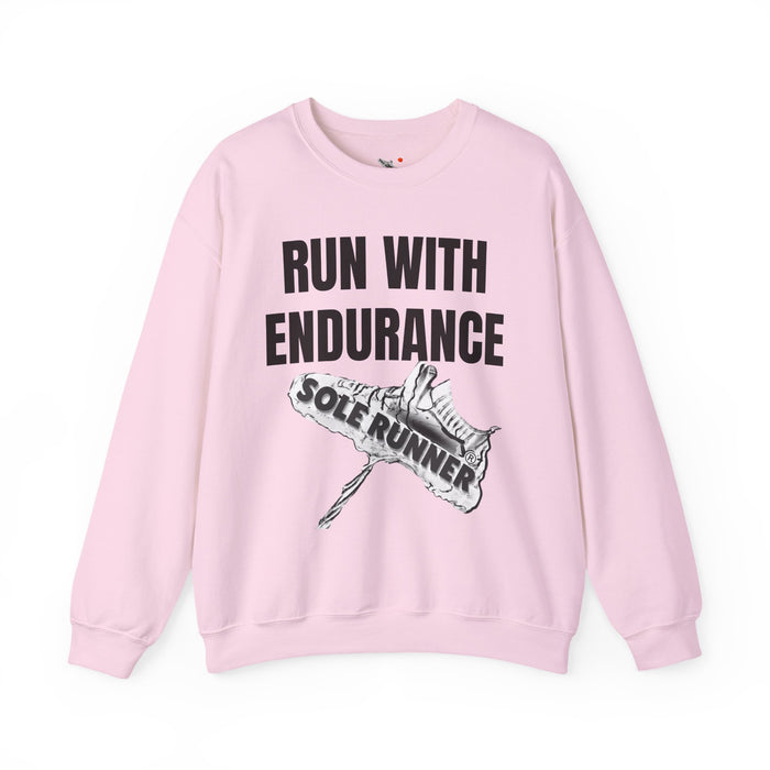 Run With Endurance: Unisex Heavy Blend™ Crewneck Sweatshirt