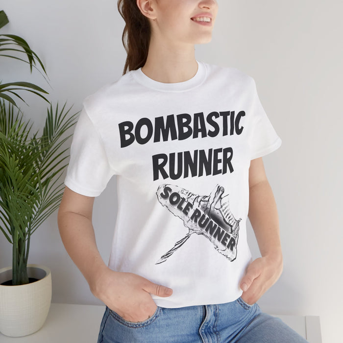 Bombastic Runner: Unisex Jersey Short Sleeve Tee
