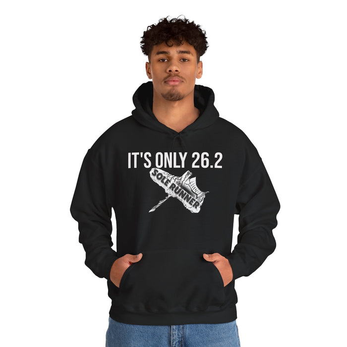 It's Only 26.2: Unisex Heavy Blend™ Hooded Sweatshirt