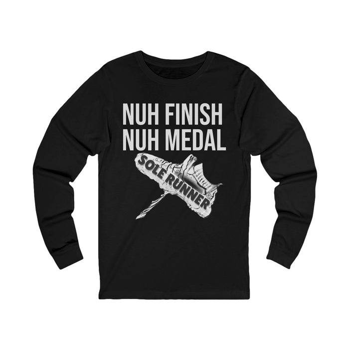 Nuh Finish Nuh Medal: Unisex Jersey Long Sleeve Tee